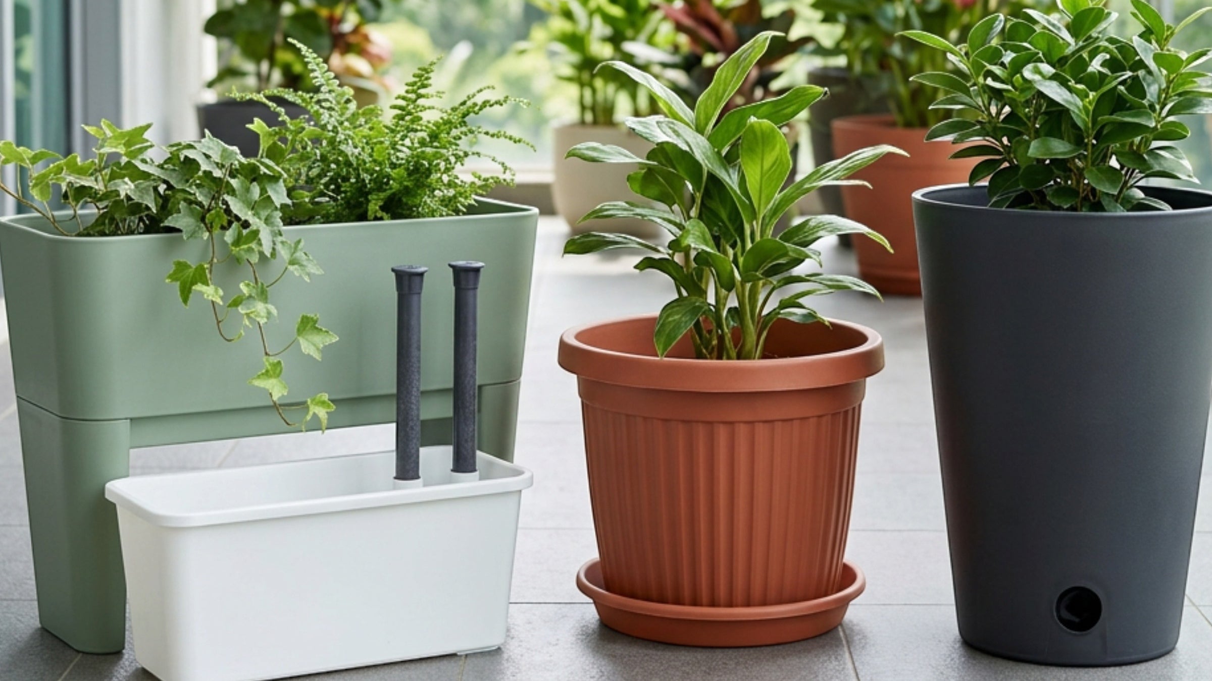 Kgpxf Plastic Planters
